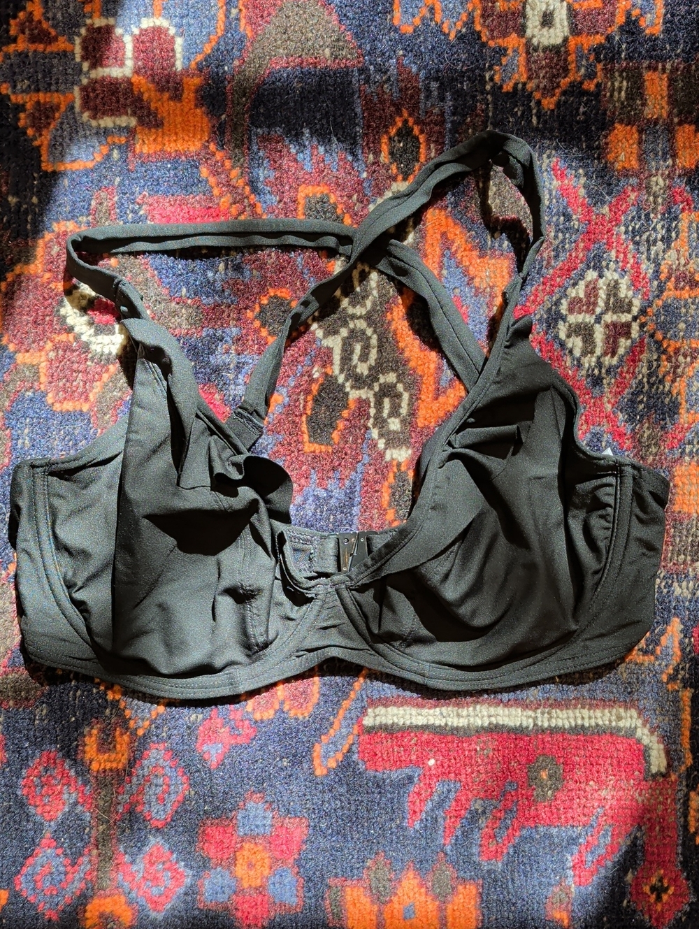 Freya Black Underwire Swim Bikini with Adjustable Straps